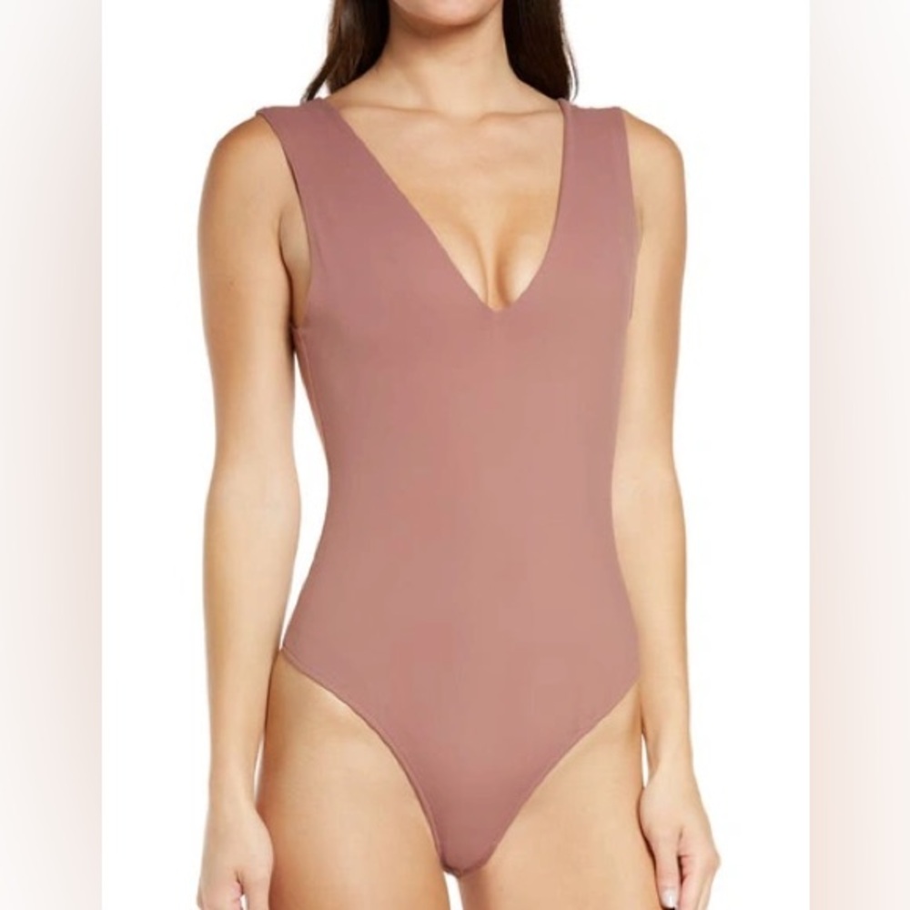NWT Free People Intimately FP Keep It Sleek Bodysuit In Summer Spa